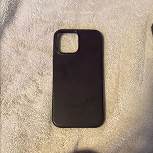 Apple leather purple Phone Case